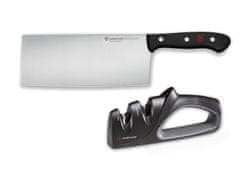 Wüsthof Súprava čínsky kuchársky nôž GOURMET a brúska