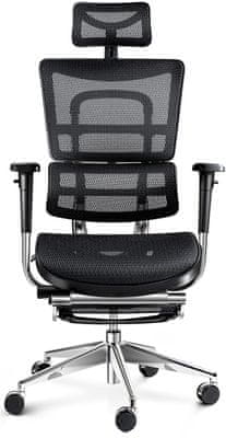 Diablo-Chairs V-Master, čierna (5902560334470) herná kancelárska ergonomická stolička