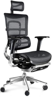 Diablo-Chairs V-Master, čierna (5902560334470) elegantný vzhľad ergonomický komfort kvalitné materiály