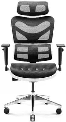 Diablo-Chairs V-Commander, čierna / biela (5902560338140) herná kancelárska ergonomická stolička