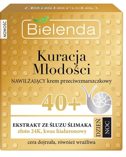 Bielenda YOUTH THERAPY hydratačný pleťový krém proti vráskam 40+ deň/noc 50ml