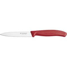 Victorinox Nôž na na zeleninu čepeľ 10 cm, červený