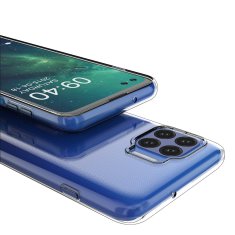 IZMAEL Priesvitné ochranné puzdro pre Motorola Moto G Plus 5G - Transparentná KP9298