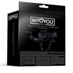 INTOYOU BDSM LINE Mistress Silicone Strap-on (15 cm, Black)