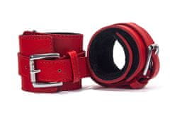 Devil Sticks Putá Devil Sticks Hand Cuffs Grain Leather red