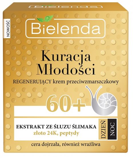 Bielenda YOUTH THERAPY regeneračný pleťový krém proti vráskam 60+ deň/noc 50ml