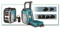 Makita DMR115 aku rádio DAB, Bluetooth, USB Li-ion, bez aku