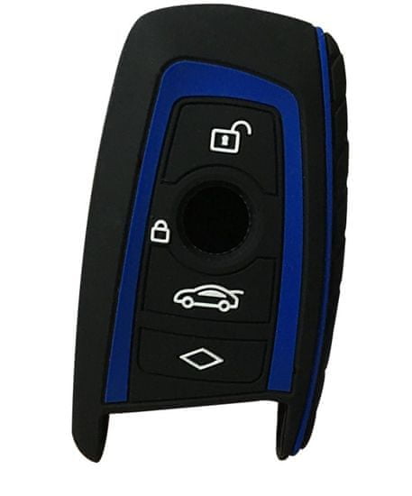 UNI Silikónový obal na kľúčik BMW F10 F20 F30 Z4 X1 X3 X4 M1 M2 M3 1 2 3 5 7 Modrý