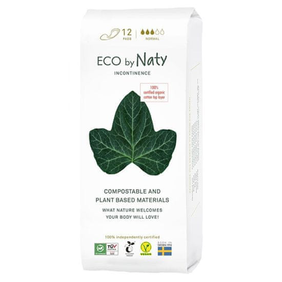 ECO by Naty Dámské ECO inkontinenční vložky Naty - normal (12 ks)