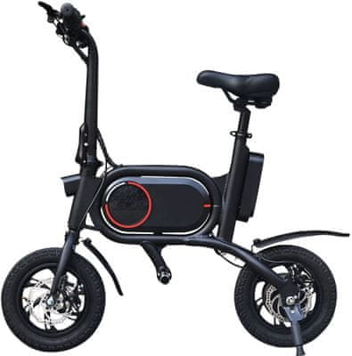 Elektrický skladací bicykel Kolonožka Ecolo Eljet E3 Black