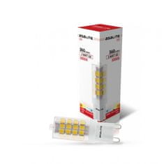 Asalite ASAL0156 LED bodová žiarovka G9 3 W číra Farba svetla (K): 3000