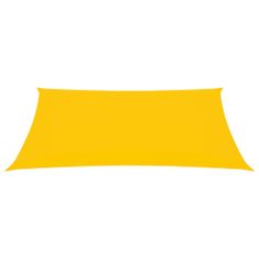 Vidaxl Tieniaca plachta oxfordská látka obdĺžniková 2x4 m žltá