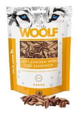 Woolf pochúťka soft chicken with cod sandwich 100g