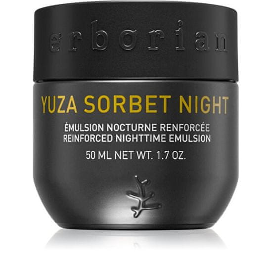 Erborian Nočná pleťová emulzia Yuza Sorbet Night (Reinforced Nighttime Emulsion) 50 ml