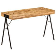Vidaxl Písací stôl 118x50x75 cm masívne mangovníkové drevo