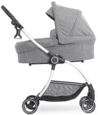 Hauck Colibri Pram korba melange grey - rozbalené