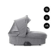 Hauck Colibri Pram korba melange grey - rozbalené