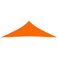 Vidaxl Tieniaca plachta oxfordská látka trojuholníková 5x5x6 m oranžová