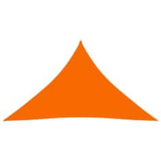 Vidaxl Tieniaca plachta oxfordská látka trojuholníková 5x5x6 m oranžová