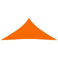 Vidaxl Tieniaca plachta oxfordská látka trojuholníková 4,5x4,5x4,5 m oranžová