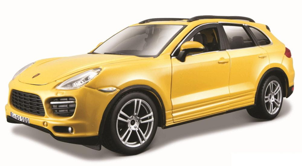 BBurago 1:24 Porsche Cayenne Turbo žltá