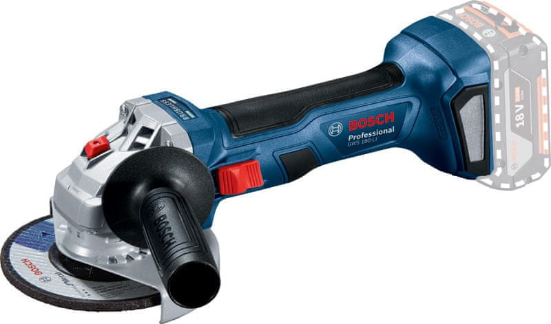 BOSCH Professional úhlová brúska GWS 180-LI Solo (06019H9020)