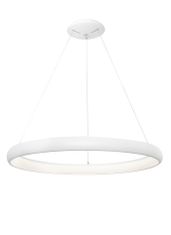 Nova Luce Nova Luce LED závesné svietidlo Albi v dvoch veľkostiach a troch farbách - pr. 810 x 60 x 1140 mm, 80 W, 3000 K, stmievateľné, biela NV 8105603 D