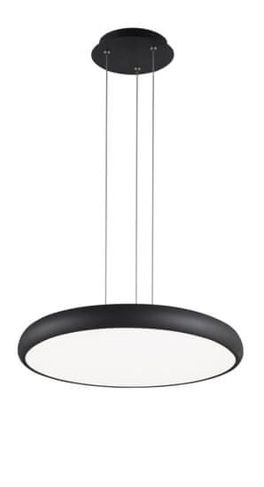 Nova Luce Nova Luce Decentné závesné LED svietidlo Gap v bielej a čiernej farbe - pr. 510 x 70 x 1130 mm, čierna NV 8100988