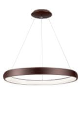 Nova Luce Nova Luce LED závesné svietidlo Albi v dvoch veľkostiach a troch farbách - pr. 610 x 60 x 1140 mm, 50 W, 3000 K, stmievateľné, čierne NV 8105602 D