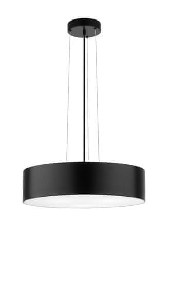 Nova Luce Nova Luce Moderné závesné svietidlo FINEZZA v troch farebných prevedeniach - 3 x 10 W, priemer. 500 mm, matná čierna NV 550401