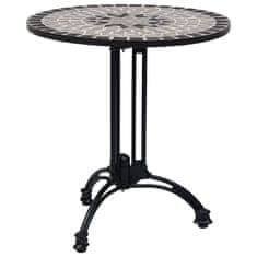 Vidaxl Noha pre bistro stôl čierna Ø60x72 cm liaty hliník