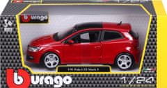 BBurago 1:24 VW Polo GTI Mark 5 červené