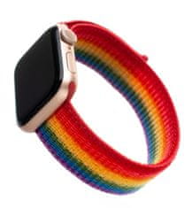 FIXED Nylonový remienok Nylon Strap pre Apple Watch 44mm/ Watch 42mm, dúhový FIXNST-434-RA