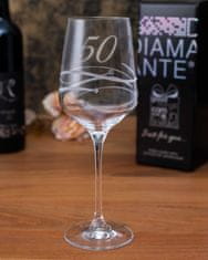 Diamante Výročný pohár na víno k 50. výročiu