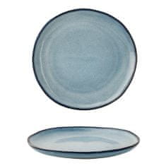 Decor By Glassor Modrý dezertný tanier s glazúrou