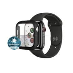 PanzerGlass Full Protection pre Apple Watch 4/5/6 / SE 44mm (čierny rámček) 3641