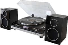 Soundmaster PL979SW, retro Hi-Fi systém, strieborná/čierna