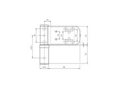 Simonswerk sada 12ks pántov SIKU 3D K 3235 H9 hnedý, 21-25 mm