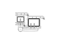 Simonswerk sada 3ks pántov SIKU 3D K 3135 RAL9016 biely, 18-22 mm