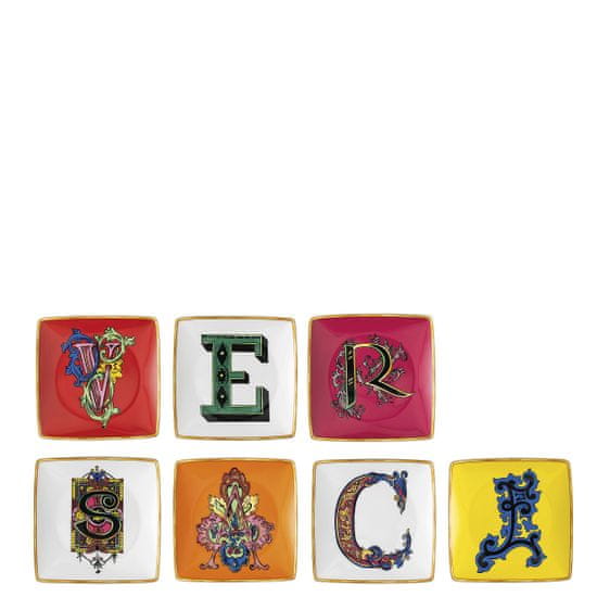 Rosenthal Versace ROSENTHAL VERSACE HOLIDAY ALPHABET set 7 kusov