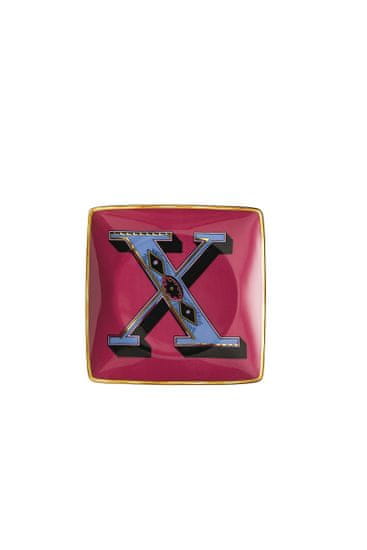 Rosenthal Versace ROSENTHAL VERSACE HOLIDAY ALPHABET Miska X 12x12 cm