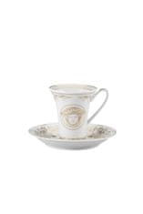 Rosenthal Versace ROSENTHAL VERSACE MEDUSA GALA Espresso šálka s tanierikom