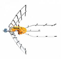 Televes anténa pre DVB-T2 Ellipse s napájacím zdrojom Picokom pre 2 TV