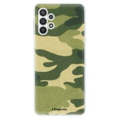 iSaprio Silikónové puzdro - Green Camuflage 01 pre Samsung Galaxy A32 LTE