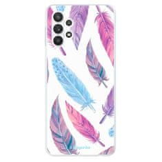 iSaprio Silikónové puzdro - Feather Pattern 10 pre Samsung Galaxy A32 LTE