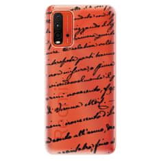 iSaprio Silikónové puzdro - Handwriting 01 - black pre Xiaomi Redmi 9T