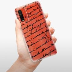 iSaprio Silikónové puzdro - Handwriting 01 - black pre Xiaomi Redmi 9T