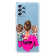 iSaprio Silikónové puzdro - Super Mama - Two Boys pre Samsung Galaxy A72