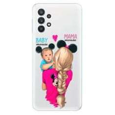 iSaprio Silikónové puzdro - Mama Mouse Blonde and Boy pre Samsung Galaxy A32 LTE
