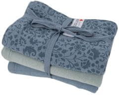 Lodger Swaddler Flower Tribe 3-balenie 70 x 70 cm Ocean